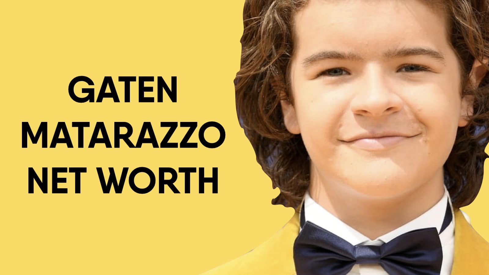 Gaten Matarazzo Net Worth